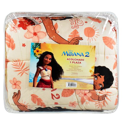 Acolchado 1 Plaza Microfibra Plus Moana