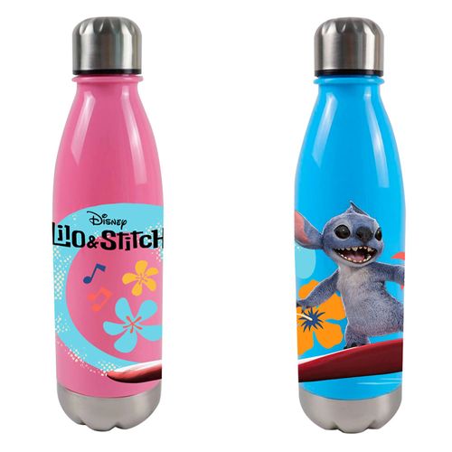 Botella con Tapón y Base Inox 650 ml Lilo & Stitch