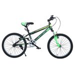 Bicicleta-KIOTO-Rod-20-Negra-Verde-acero-con-canasto-0