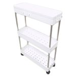 Carrito-Multiuso-Plastico---Acero-30-x-18-x-76-cm-Blanco-0
