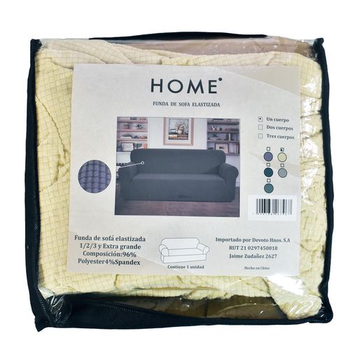 Funda sofá Punto Jacquard 1 cuerpo Natural 10