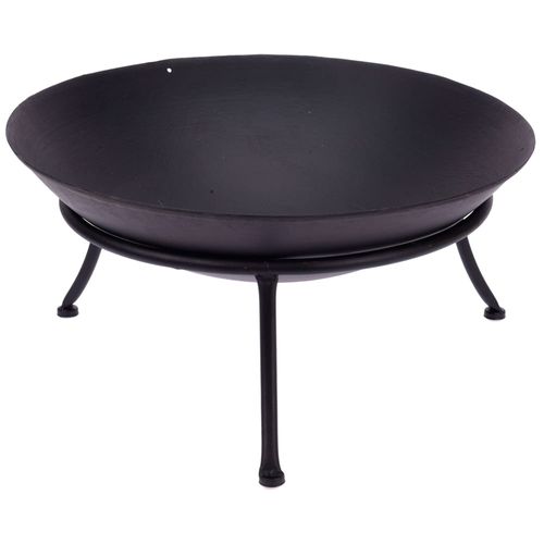 Brasero de Hierro Fundido con Soporte 57 cm Diámetro