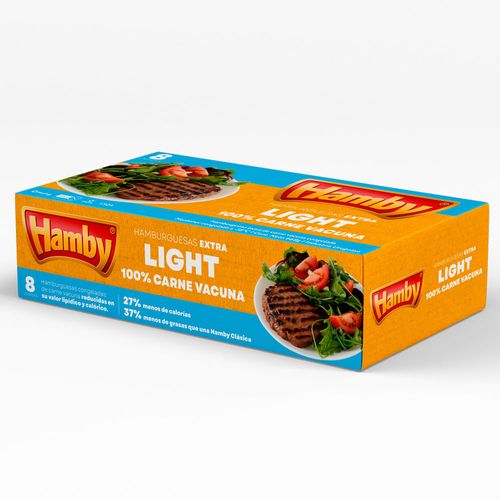 Hamburguesas HAMBY light 8 un.