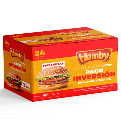 Pack inversión HAMBY 24 un. 1.68 kg