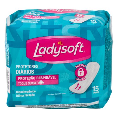 Protector Diario LADYSOFT Respirable 15 un.