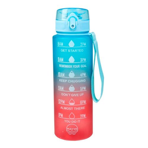 Botella deportiva 1 lt plastica