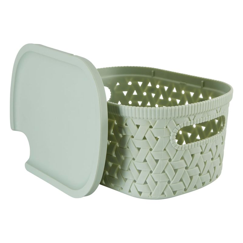 Cesta-con-Tapa-23-L-Five-Verde-1