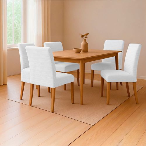 Funda para Silla Cotton Flex Jacquard Natural x1 un.