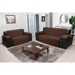 Protector-para-Sofa-con-Bolsillos-2-Cuerpos-Chocolate-0