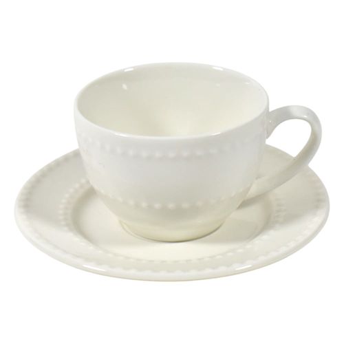 Taza Café Dot Cerámica Blanco