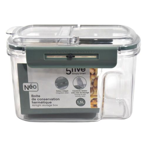 Contenedor Hermético 1.5 L Plástico