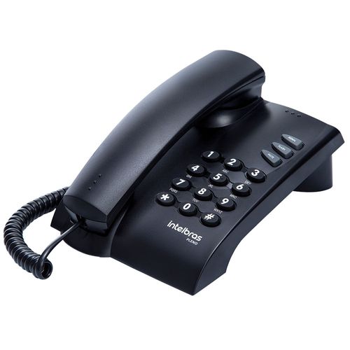 Teléfono INTELBRAS negro Pleno