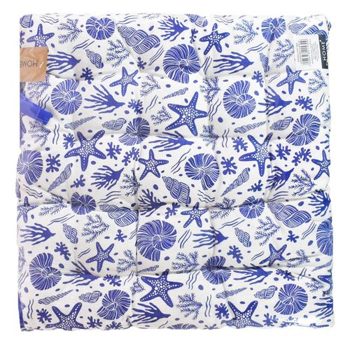 Almohadón para Silla 40 x 40 cm Marino Azul