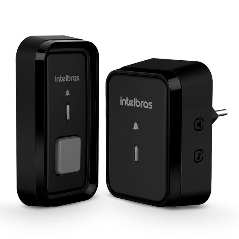 Timbre-Inalambrico-INTELBRAS-con-Bateria-Cib-101-Negro-5