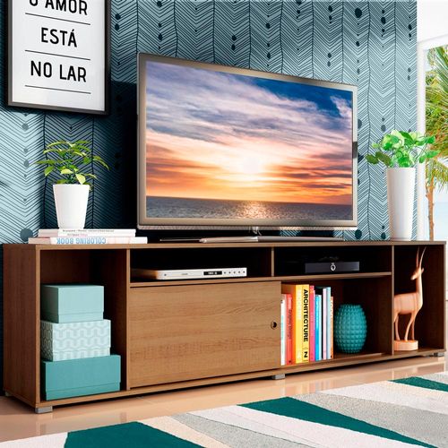 Rack para Smart TV 65 Cancún color Rústico 180x50x32 cm