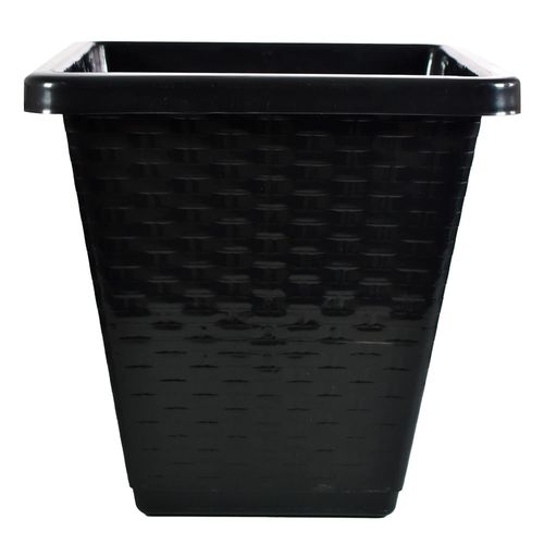 Maceta Cuadrada Negra N°30 14 L