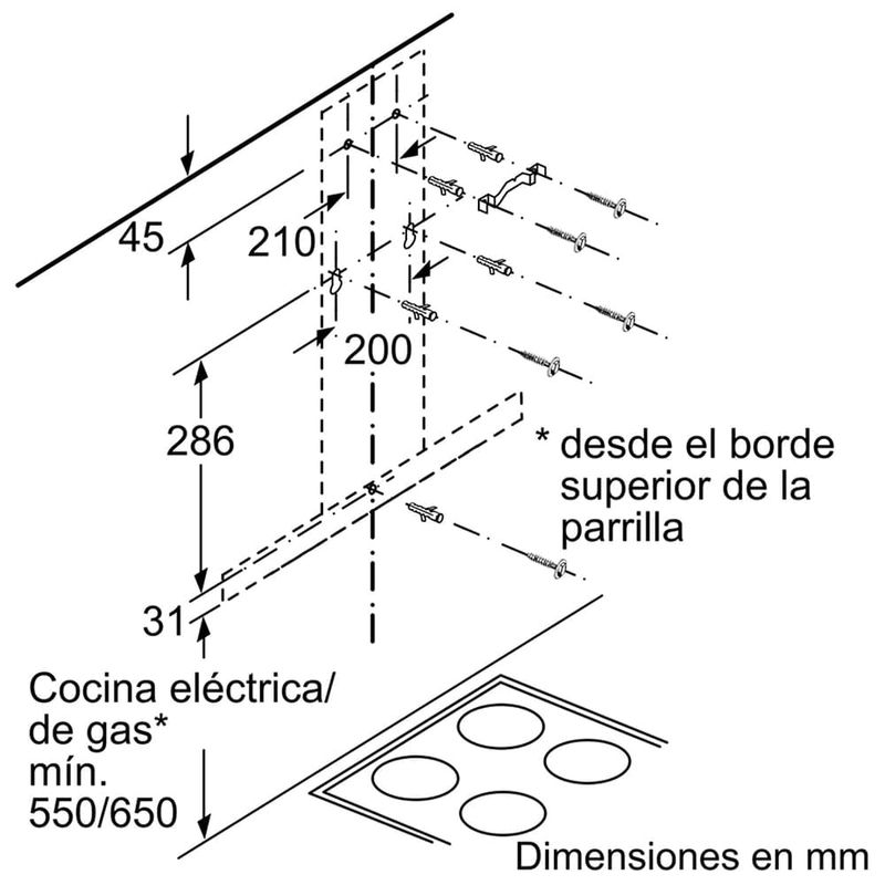 Campana-BOSCH-Mod-DWB66BC50-plana-de-pared-9