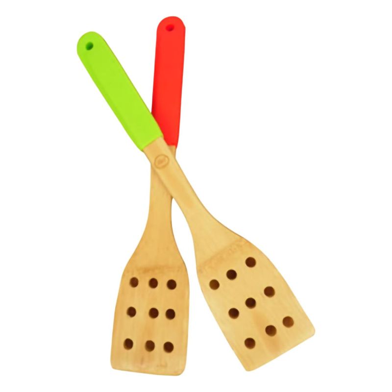 Espatula-calada-30-cm-madera-mango-silicona-1