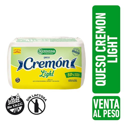 Queso cremoso LA SERENISIMA light 500 g