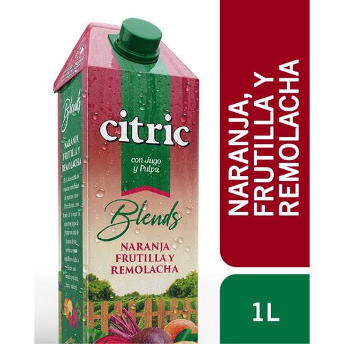 Jugo CITRIC BLEND Naranja, Frutilla y Remolacha 1 L