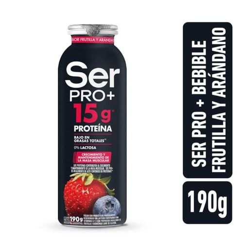 Yogur SER Pro + Frutilla Arándanos 190 g