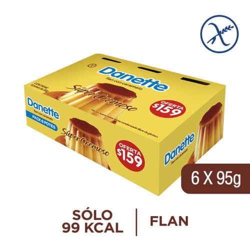 Flan Danette vainilla 570 g