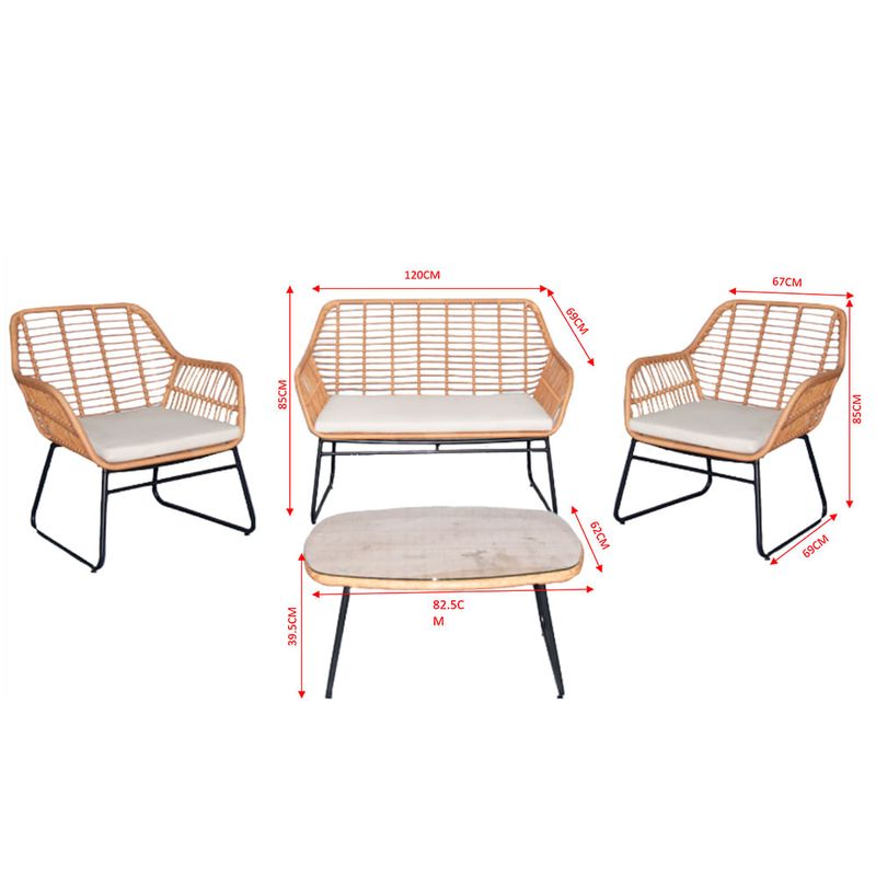 Set-4-piezas-en-Acero-Ratan-con-almohadones-8