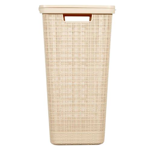 Canasta para ropa jute pp beige 43x34xh60 cm