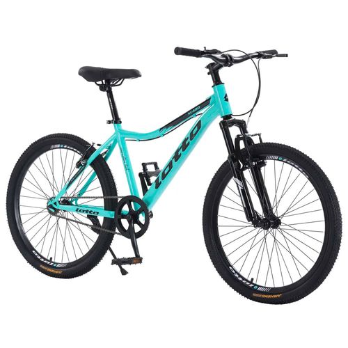Bicicleta LOTTO Curvo mtb Rod. 24 Turquesa Negro