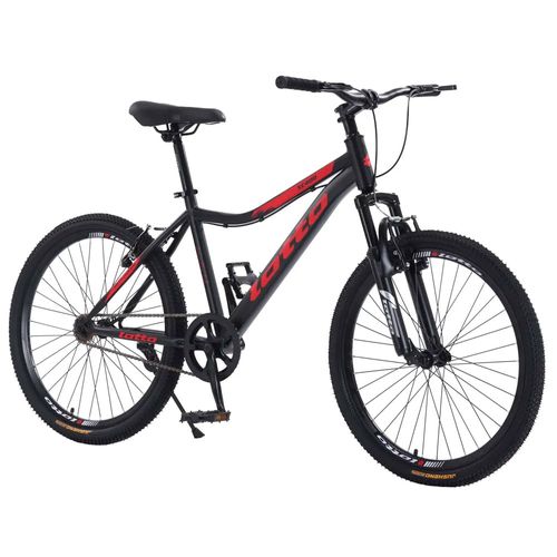 Bicicleta LOTTO Curvo mtb Rod. 24 Negra Roja