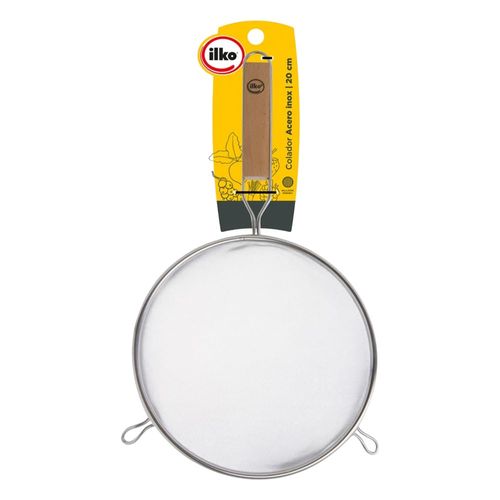 Colador estañado mango metálico 20 cm  ILKO
