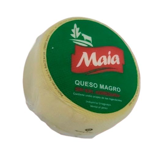 Queso magro MAIA sin sal horma Chica 700 g
