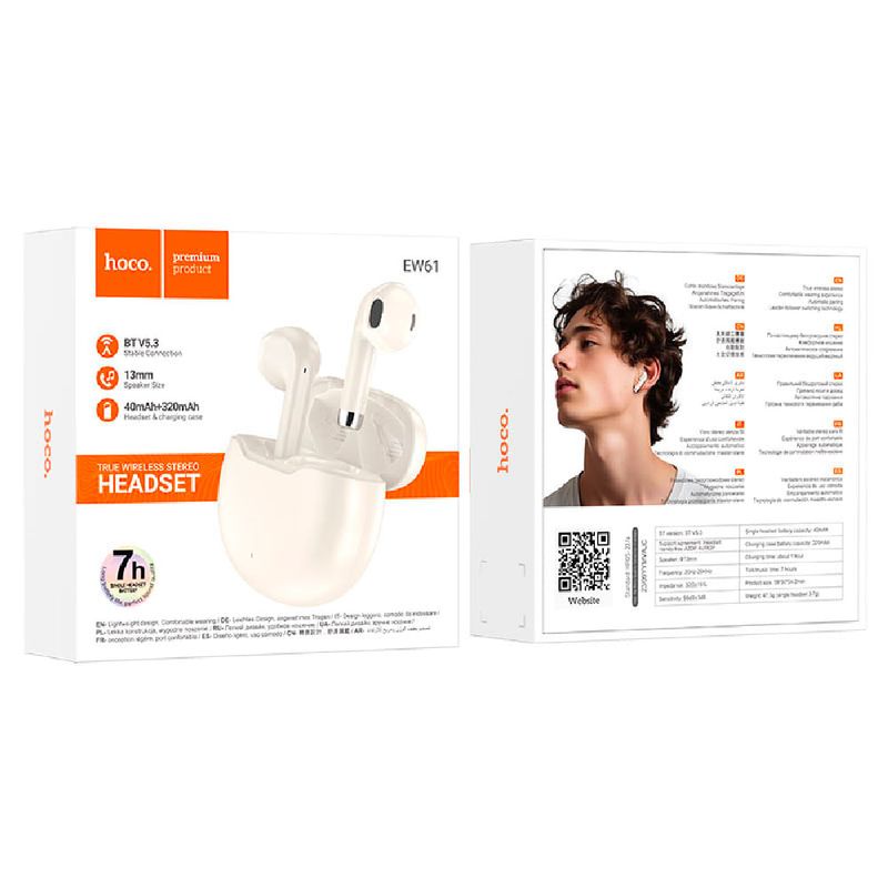 Auricular-Tws-HOCO-Mod-EW61S-June-Milky-White-1