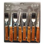 Set-x8-Cuchillos-y-Tenedores-Acero-Inoxidable-Mango-Madera-0