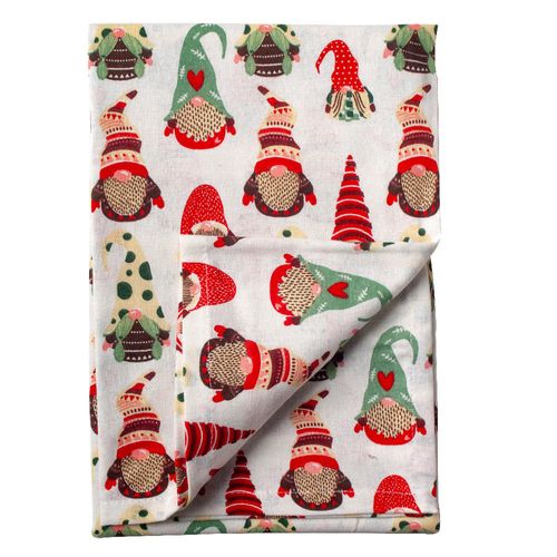 Mantel cuadrado 80 x 80 cm gnomos