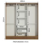 Ropero-VIP-6-Puertas-180x201x47-cm-Rustico-5