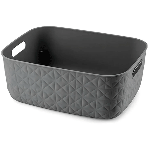 Cesta softex pp 12,5 lt gris oscuro