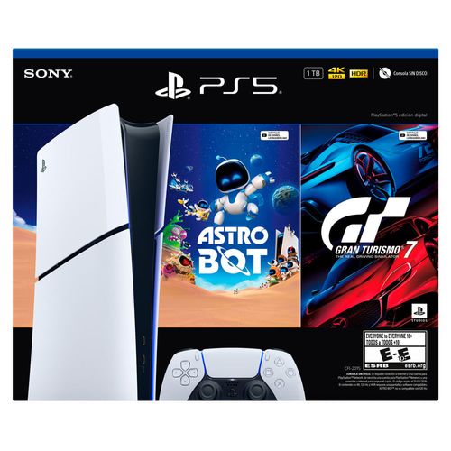 Consola PS5 Hw Digital Slim con GT7/Astro Bot