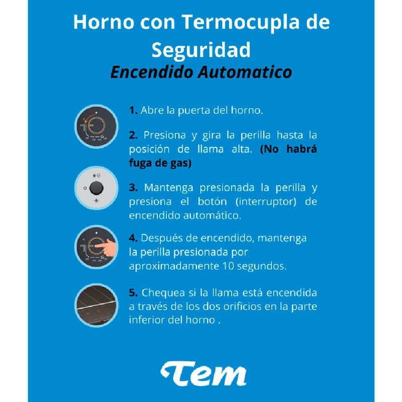 Cocina-TEM-Luna-Glass-4-Hornallas-Horno-a-Gas-Negra-2