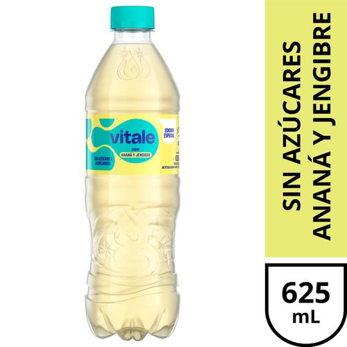 Agua VITALE Ananá Jengibre Cero 625 ml
