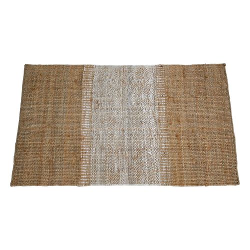 Alfombra 90x150 cm Tejida a Mano de Yute a-3925