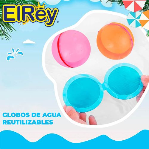 Set x 18 Bolas Agua Reutilizable 5,5 cm
