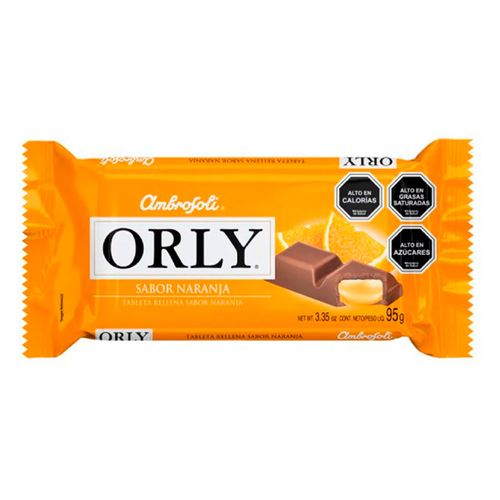 Chocolate AMBROSOLI Orly Naranja 95 g