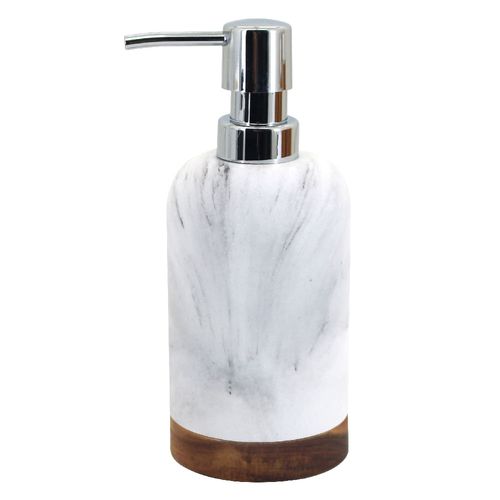 Dispensador de Jabón en Poliresina con Acacia