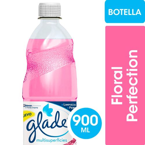 Limpiador Líquido Multisuperficies GLADE Floral Perfection Botella 900 ml