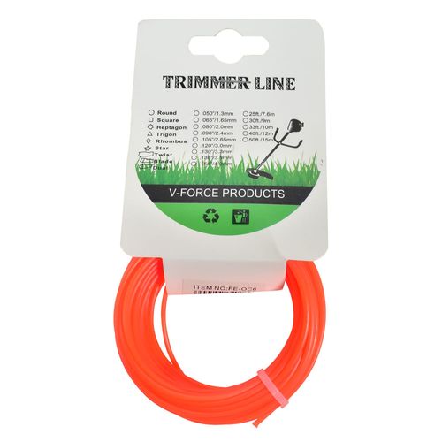 Tanza para bordeadora 10 metros x 2