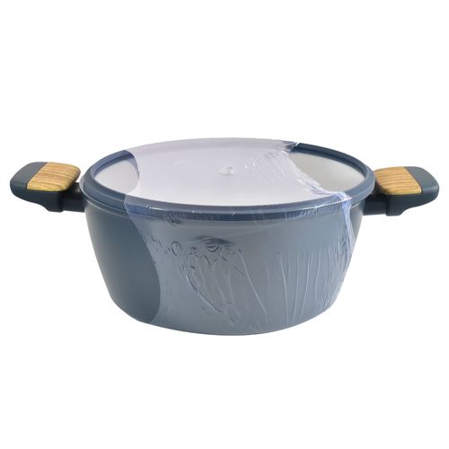 Cacerola 24 cm Antiadherente con Tapa Silicona