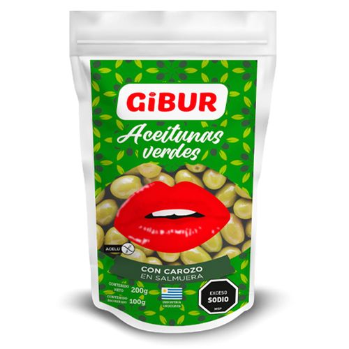 Aceitunas con carozo GIBUR 100 g