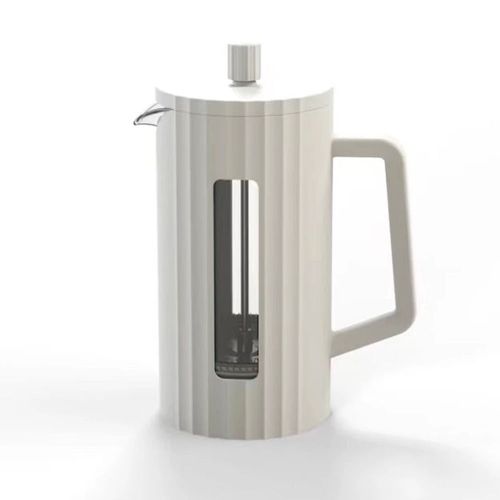 Cafetera / Tetera French 600 ml boro/pp Blanca Catania