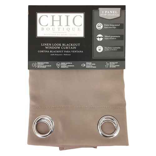 Cortinas Blackout 1 Paño 130 x 225 cm